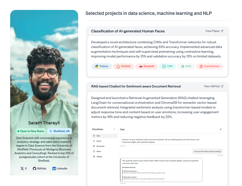 New desktop sidebar design